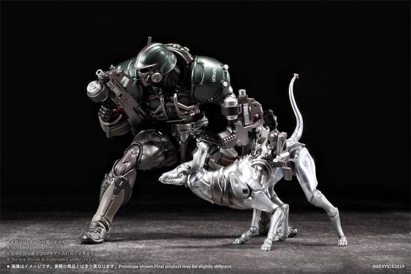 Оригінальна аніме фігурка PURE. ICE x Vermin Canine-Type Biological Weapon Zatard Hound - Tactical Support Variant Action Figure Оригінальна аніме фігурка
