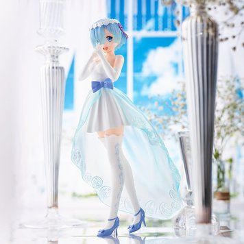 Оригінальна аніме фігурка Re:Zero - Rem - Super Premium Figure (Wedding Dress Ver.) | Оригінальна аніме фігурка