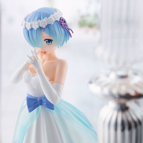 Оригінальна аніме фігурка Re:Zero - Rem - Super Premium Figure (Wedding Dress Ver.) | Оригінальна аніме фігурка