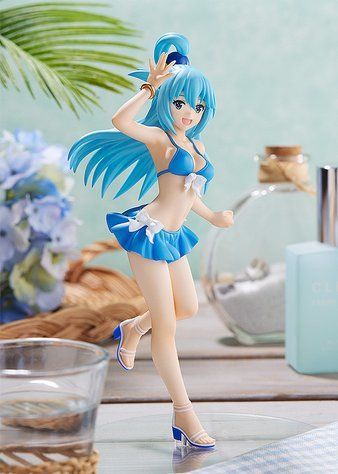 Оригінальна аніме фігурка KonoSuba - Aqua - Pop Up Parade Swimsuit ver. | Оригінальна аніме фігурка