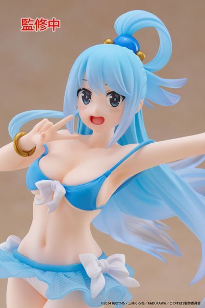 Оригінальна аніме фігурка KonoSuba - Aqua - Coreful Figure (Swimwear Ver) | Оригінальна аніме фігурка
