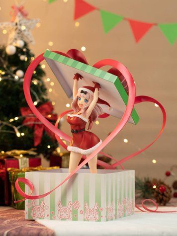 Оригінальна аніме фігурка Kaguya-sama: Love Is War - Fujiwara Chika - 1/7 Christmas Present Ver. | Оригінальна аніме фігурка