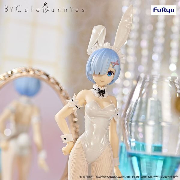 Оригінальна аніме фігурка Re:Zero - Rem - BiCute Bunnies (White Pearl Color Ver.) | Оригінальна аніме фігурка